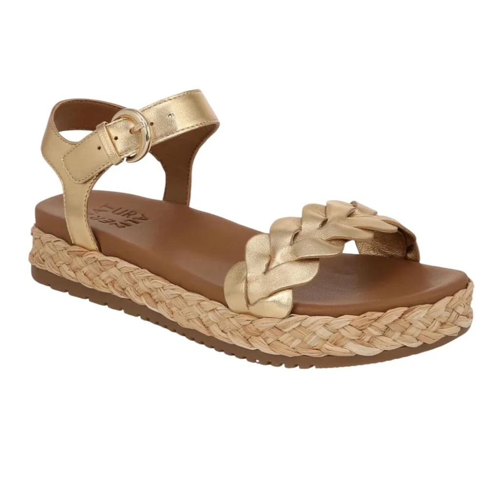 Naturalizer Vintage Y2K Neila Ankle Strap Espadrille Sandals Women's Size 7M